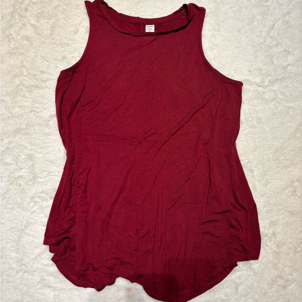 Old Navy Burgundy Luxe Tank